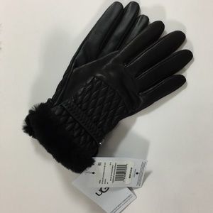 UGG women’s leather cashmere gloves Medium